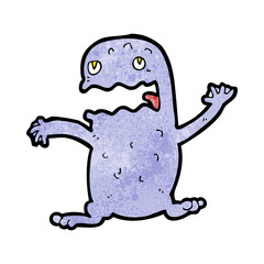 cartoon funny frog