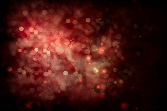 Abstract Festive Background. Glowing Colorful Bokeh