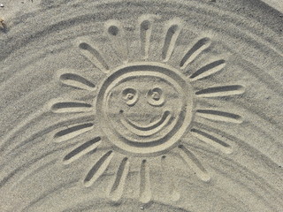 ... design on the sand