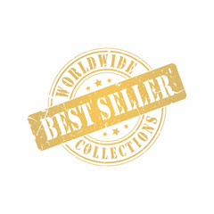 Vector Best Seller Worldwide Collections stamp