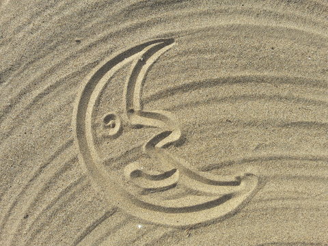 ... design on the sand