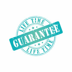 Vector Life Time Guarantee stamp