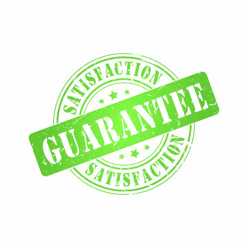 Vector Satisfaction Guarantee stamp