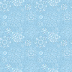 seamless vintage pattern from snowflakes