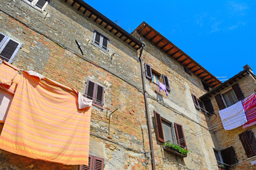 clothes in San Gimignano