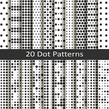 set of twenty dot patterns