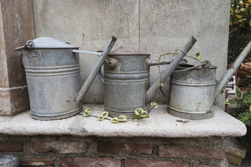 Fototapeta premium old pots and pans
