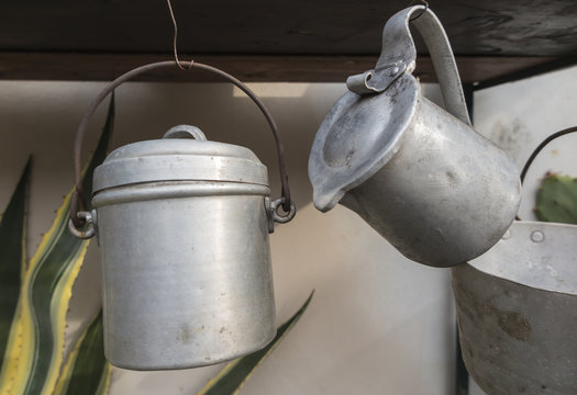 old pots and pans