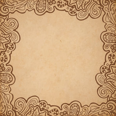 Background floral frame