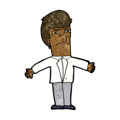 cartoon annoyed boss