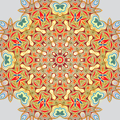 Circle decorative ornamental pattern