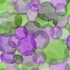 Vector watercolor circles background.