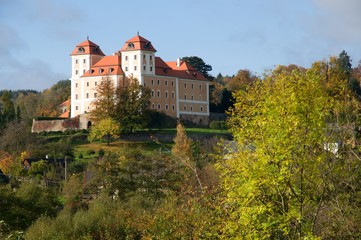 Fototapeta premium Castle Valec in western Bohemia, Czech republic