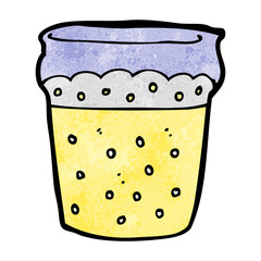 cartoon glass of beer
