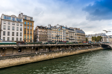 Fototapeta na wymiar Quais de la Seine à Paris