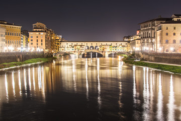 Fototapeta na wymiar Evening light over beautiful Florence, Italy