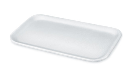Styrofoam food tray