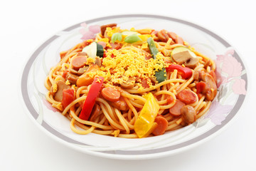 おいしそうなスパゲティ 