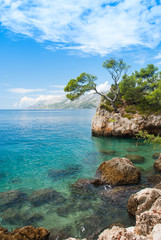 Famous rock in Brela