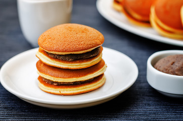 dorayaki, Japanese red bean pancakes
