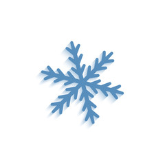 Snowflake with shadow