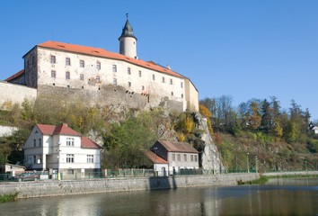 Fototapeta na wymiar Castle Ledec nad Sazavou in Central Bohemia, Czech republic.