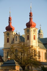 Obraz premium Baroque church in Hejnice, northern Bohemia, Czech republic