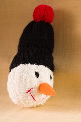 Handmade tailored snowman
