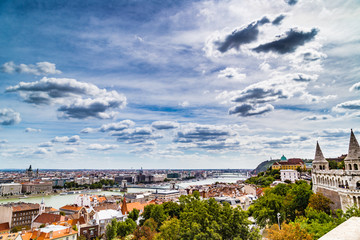 Fototapeta premium The Danube River runs through Budapest