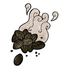 cartoon coffee beans