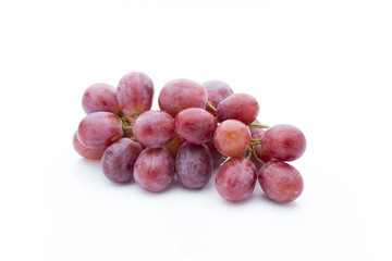 Grape on the white background. Fresh  berry.