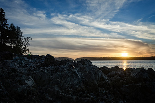 Sunset, British Columbia, Tofino