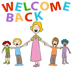 Welcom Back Teacher Students