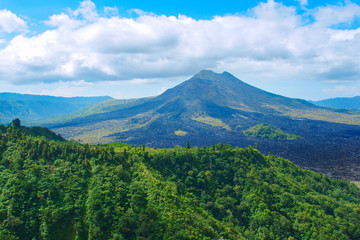 Fototapeta premium Panoramic view of the sacred mountain in Bali
