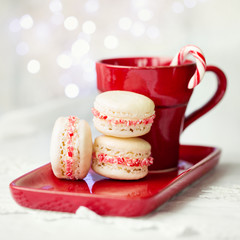 Christmas macarons