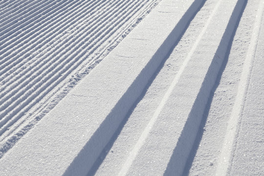 PISTE DE SKI DE FOND dans les Vosges, France
