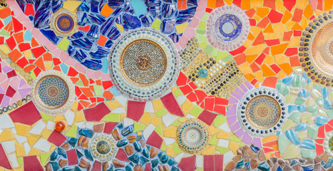 Art mosaic glass