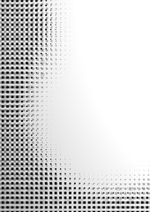 Black Pixelated Abstraction - Background Illustration, Vector