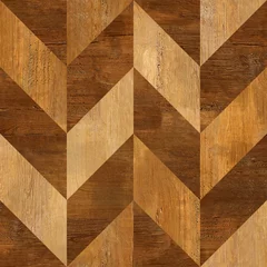 Foto op Plexiglas Hout textuur muur Abstracte houten lambrisering patroon - naadloze achtergrond - hout texture