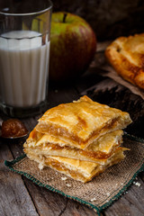 Homemade apple pie