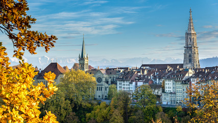 Altstadt von Bern, Schweiz - obrazy, fototapety, plakaty
