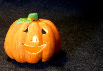 jack o lantern symbols of Halloween with candle © ChiccoDodiFC