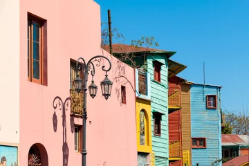 Gardinen La Boca, colorful neighborhood, Buenos Aires Argentine © Henrik Dolle