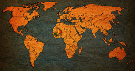 mali territory on world map