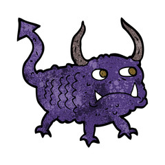 cartoon little demon