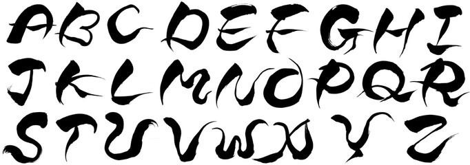 筆文字 アルファベット