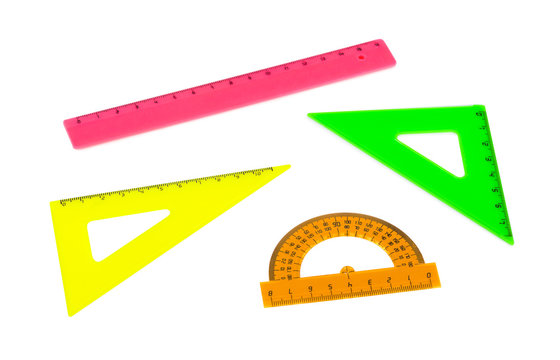 Multicolored rulers