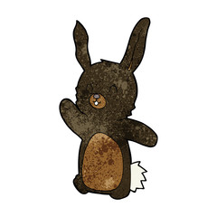 cartoon happy rabbit