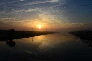 Foggy Everglades Sunrise!