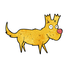 cartoon cute little dog